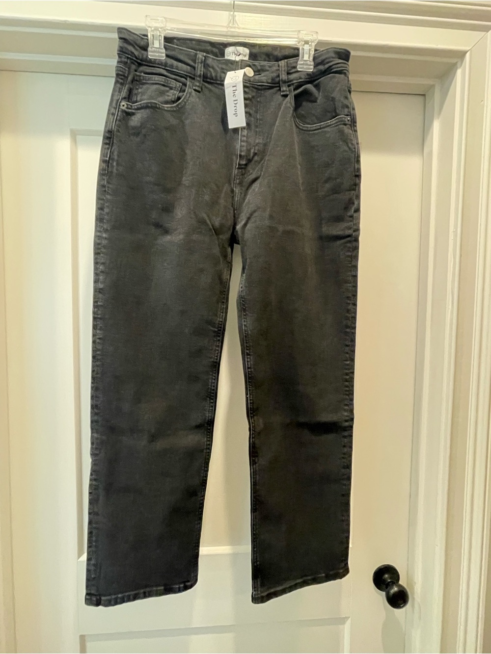 Women’s Straight-Leg The Drop Jeans in Black